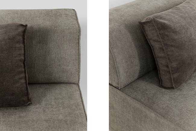 インフィニティ 2シーター 100 エレメンツ グレー ソファ 