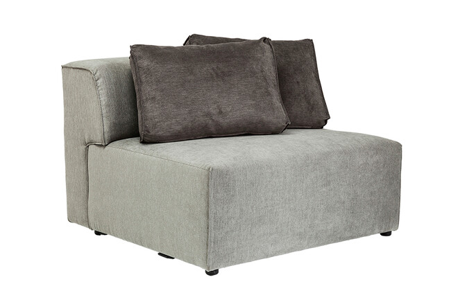 インフィニティ 2シーター 100 エレメンツ グレー ソファ 