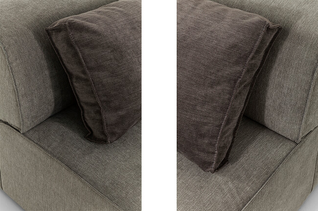 インフィニティ 2シーター 80 エレメンツ グレー ソファ 