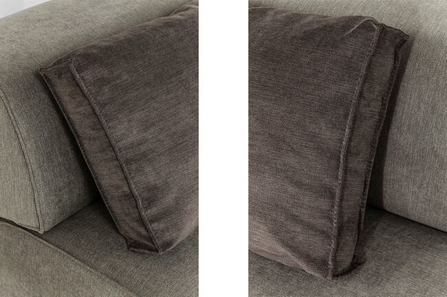 インフィニティ オットマン セミ エレメンツ グレー ライト ソファ 