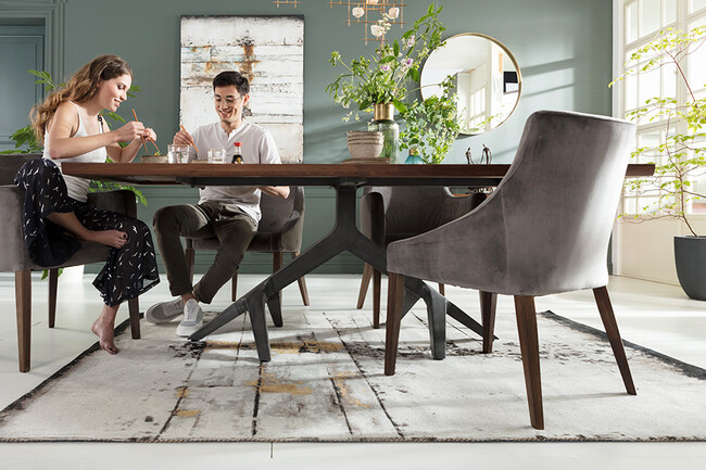 アブストラクトグレーライン 240x170cm カーペット * 