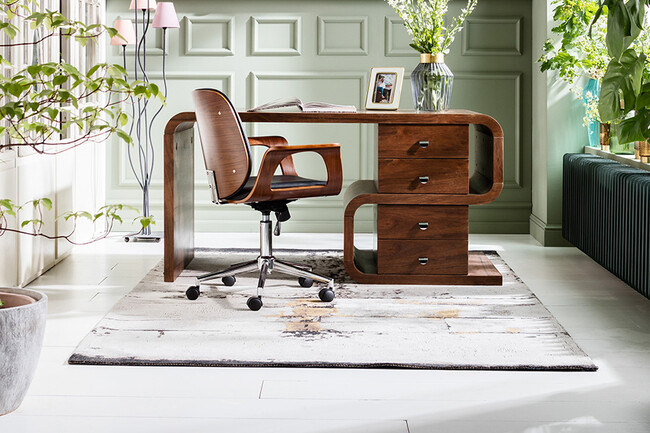 アブストラクトグレーライン 240x170cm カーペット * 