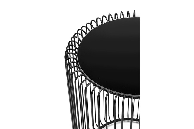 ワイヤーブラック(2/Set) サイドテーブル 