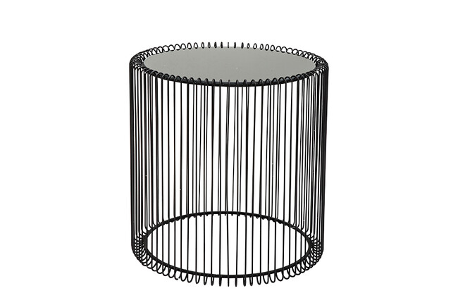 ワイヤーブラック(2/Set) サイドテーブル 