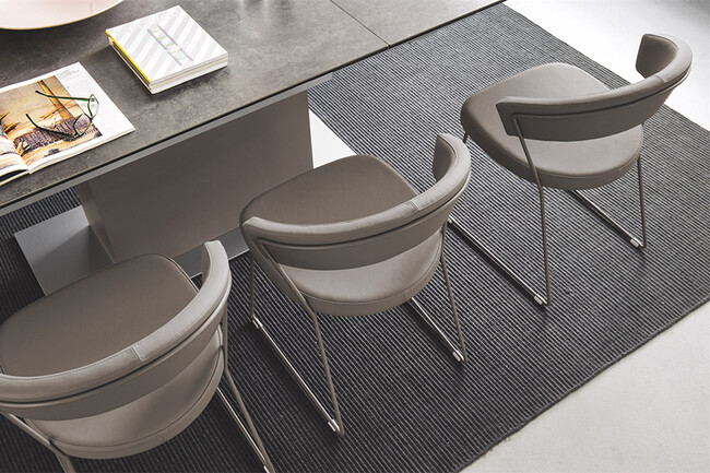 カリガリス コヌビア ニューヨーク ダイニングチェア (ソフトレザー) ／ Calligaris connubia NEW YORK[CB1022] 705/P94 