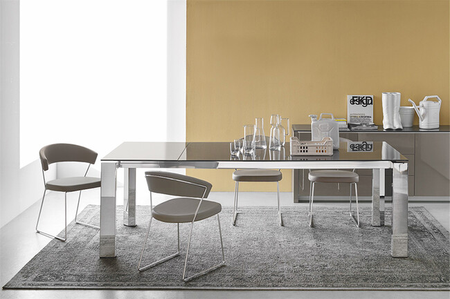 カリガリス コヌビア ニューヨーク ダイニングチェア (ソフトレザー) ／ Calligaris connubia NEW YORK[CB1022] 705/P94 