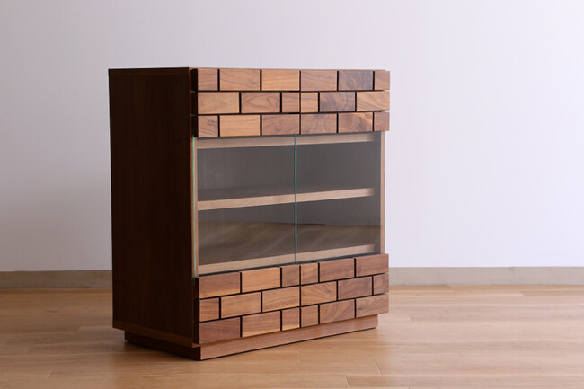 レンガ風80キャビネット 