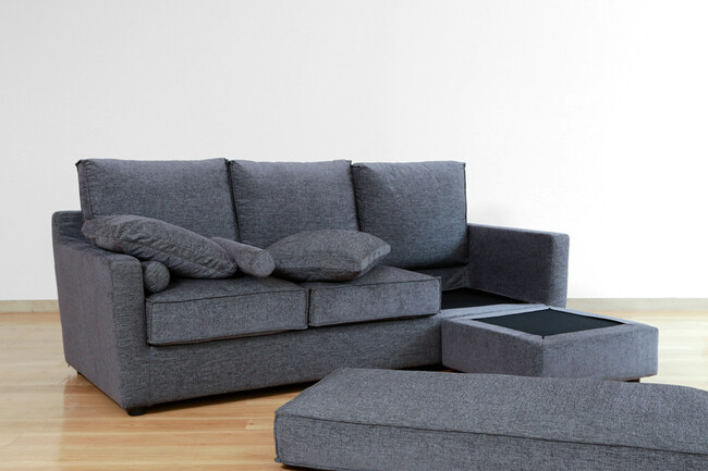 KIKI （キキ）カウチソファ 198・パイピング仕様（在庫品） 