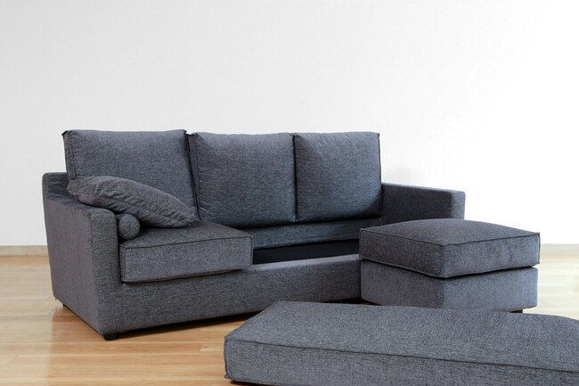 KIKI （キキ）カウチソファ 198・パイピング仕様（在庫品） 