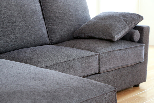 KIKI （キキ）カウチソファ 198・パイピング仕様（在庫品） 