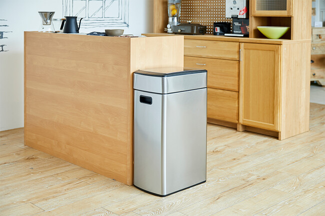 【simple human】40liter slim touch-bar trash can　ダストボックス 