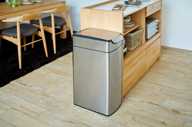 【simple human】40liter slim touch-bar trash can　ダストボックス 