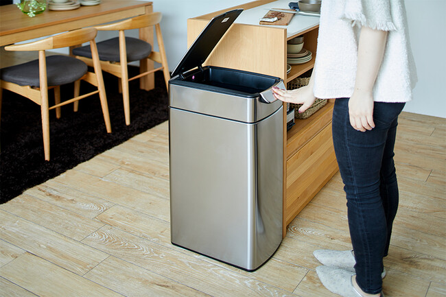 【simple human】40liter slim touch-bar trash can　ダストボックス 