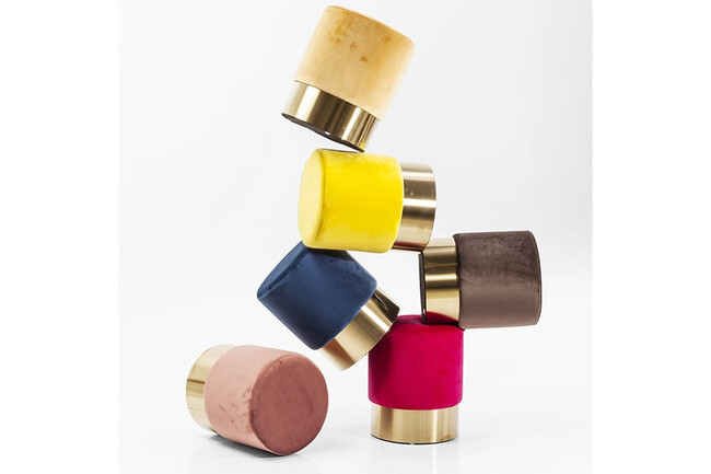 チェリーダークグリーンブラス O35cm  スツール * 