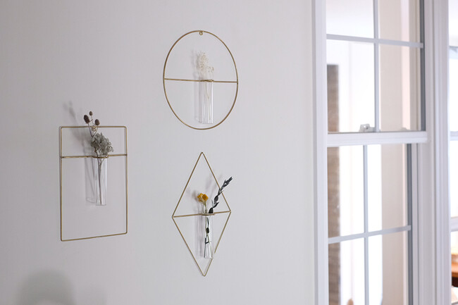 PIKE (ピケ) wall brass vase (ウォールブラスベース) RECT 