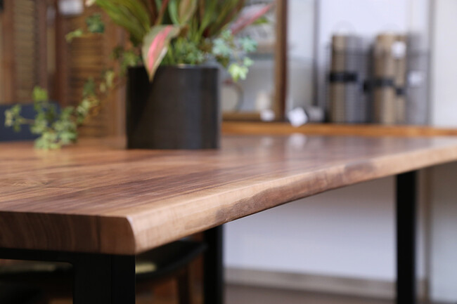 at will（アットウィル）ダイニングテーブル（耳付き）［150-200×85×72cm］ 