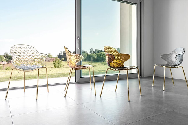 カリガリス サントロペ ダイニングチェア (メタル脚) ／ Calligaris SAINT TROPEZ Dining chair[CS1845] P266 