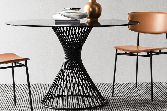 カリガリス ボルテックス 円形ダイニングテーブル (セラミック) ／ Calligaris VORTEX Round table[CS4108-FD 120] P2C 