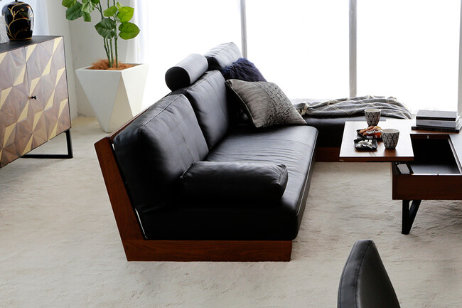 WEBB（ウェッブ）肘クッション レザー 