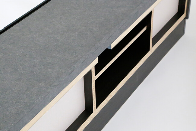 VIRAL（バイラル）テレビボード（ブラック） 