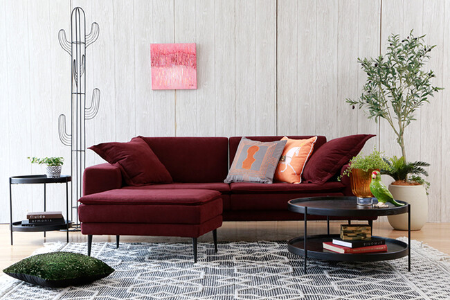 円形ローテーブル 