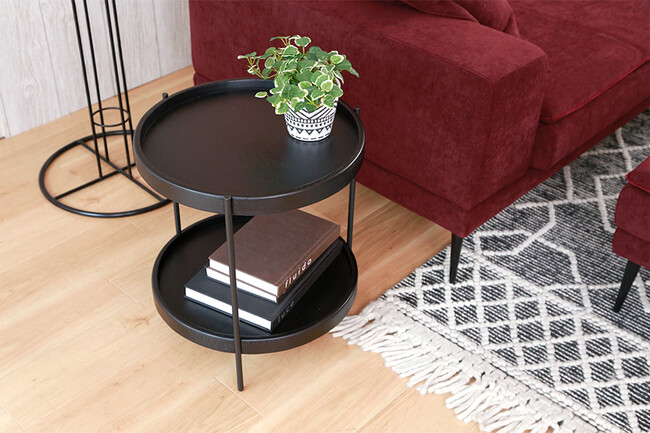 円形サイドテーブル 