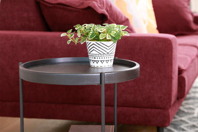 円形サイドテーブル 