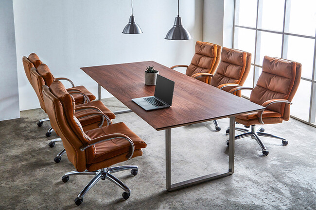 ポケットコイル内蔵 デスクチェア（ダークブラウン） 