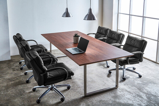 ポケットコイル内蔵 デスクチェア（ダークブラウン） 