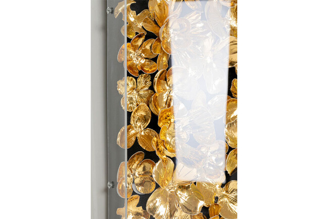 ゴールドフラワー デコフレーム 60×60cm 