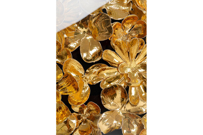 ゴールドフラワー デコフレーム 60×60cm 