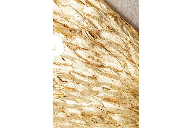 ウィングホワイトゴールド120x120cm ウォールデコレーション 