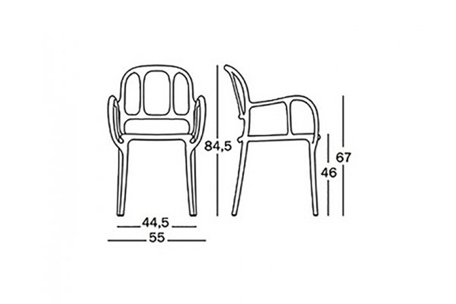 MAGIS (マジス) MILA (ミラ) ダイニングチェア 