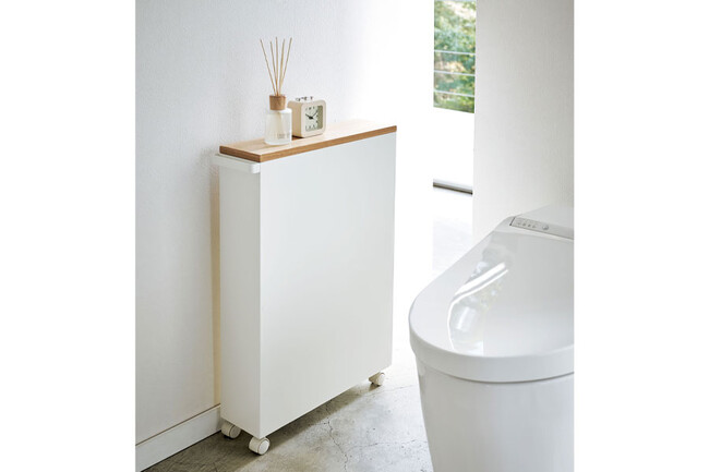 tower（タワー）ハンドル付きスリムトイレラック 