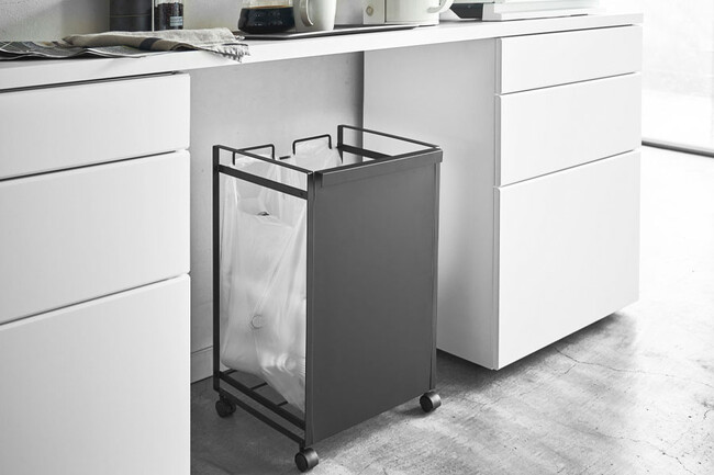 tower（タワー）目隠し分別ダストワゴン 2分別 