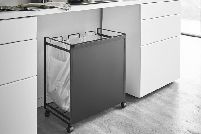 tower（タワー）目隠し分別ダストワゴン 3分別 