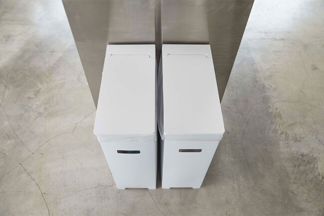 tower（タワー）スリム蓋付きゴミ箱 2個組 