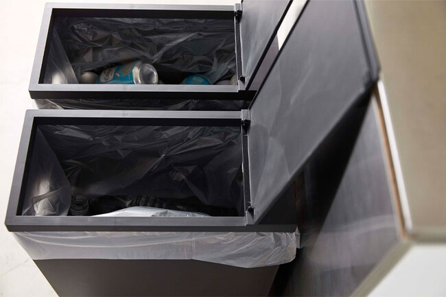 tower（タワー）スリム蓋付きゴミ箱 2個組 