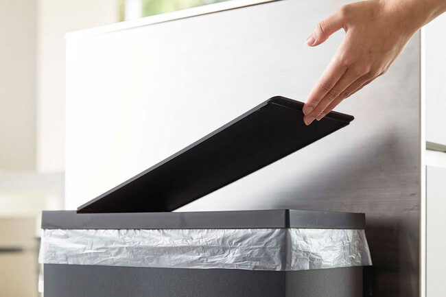 tower（タワー）スリム蓋付きゴミ箱 2個組 