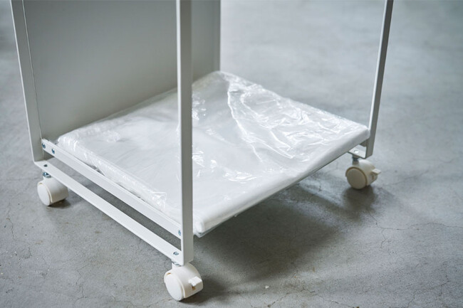 tosca （トスカ）目隠し分別ダストワゴン 2分別 