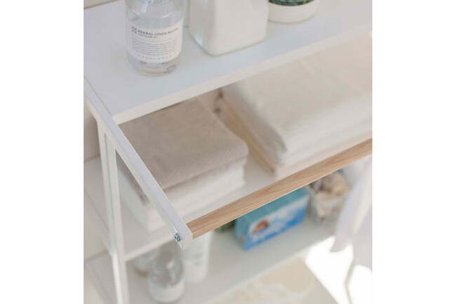 tower（タワー）立て掛けランドリーシェルフ 