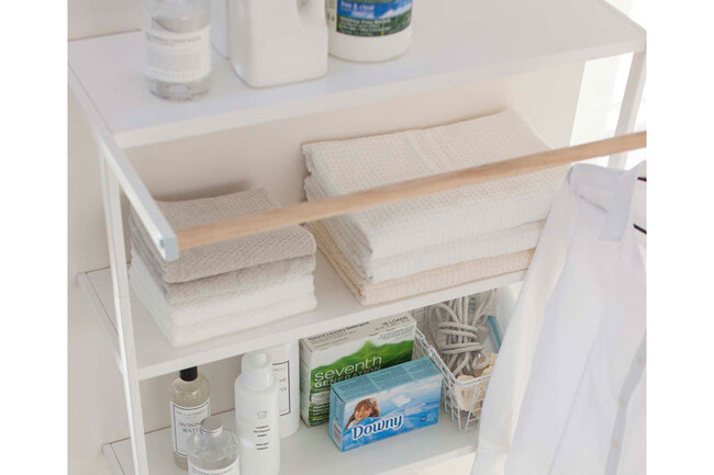 tower（タワー）立て掛けランドリーシェルフ 