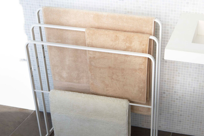 tower（タワー）横から掛けられるバスタオルハンガー 3連 