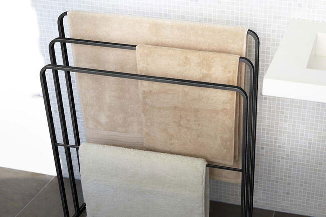 tower（タワー）横から掛けられるバスタオルハンガー 3連 