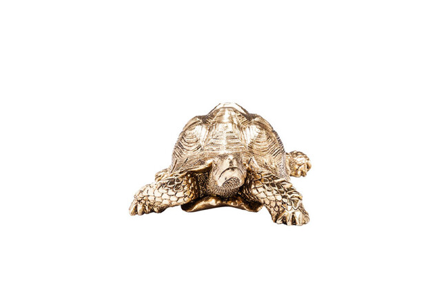 ゴールドタートルスモール　デコフィギア 