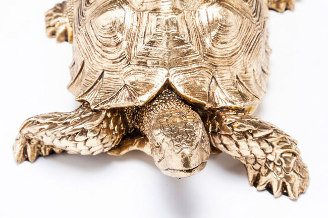 ゴールドタートルスモール　デコフィギア 