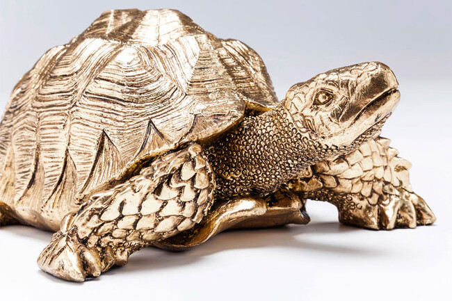 ゴールドタートルスモール　デコフィギア 