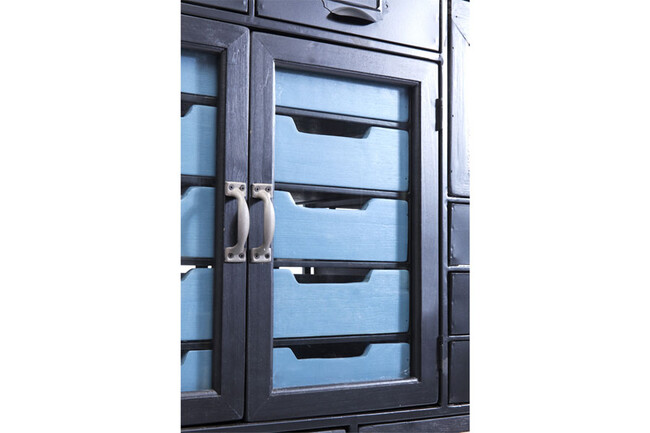 アートファクトリーブラック キャビネット 