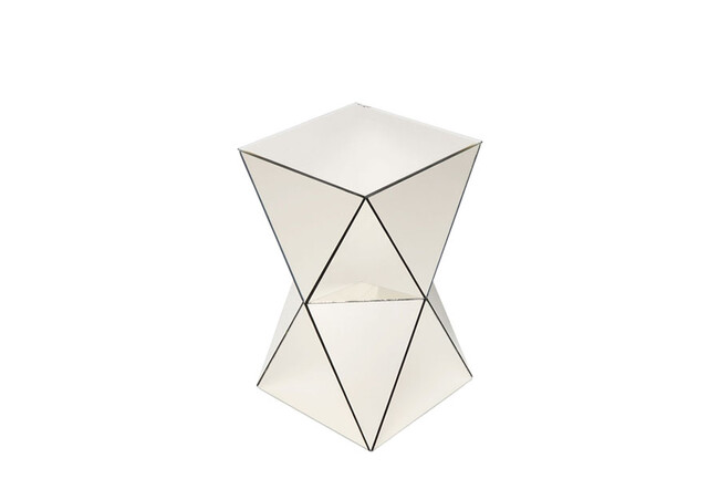 ラグジュアリートライアングルパール サイドテーブル 