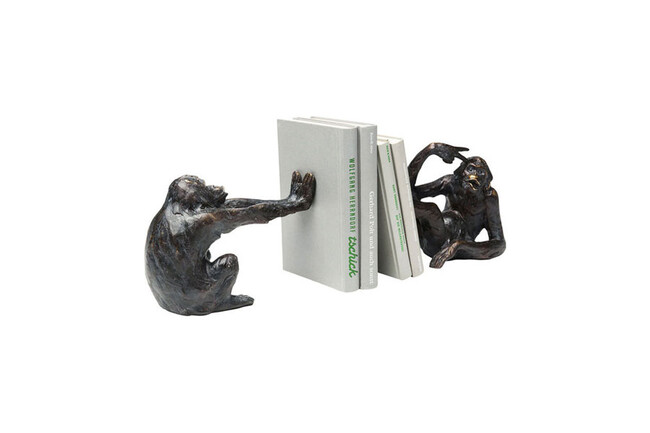 モンキー (2/Set)ブックエンド 